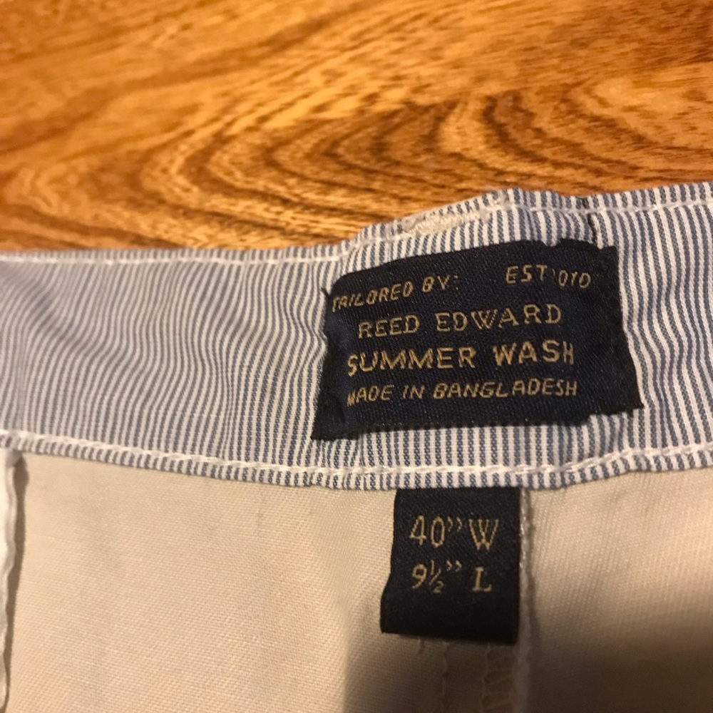 Reed Edward men’s shorts. Smoke free home.